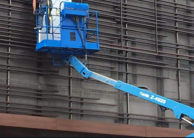 Sign installation Ottawa crane service lift high rise building mounting