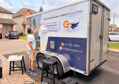 Vehicle wraps Ottawa partial wrap truck graphics fleet branding