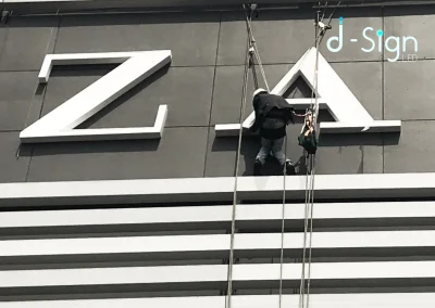 Sign installation Ottawa professional mounting channel letters commercial