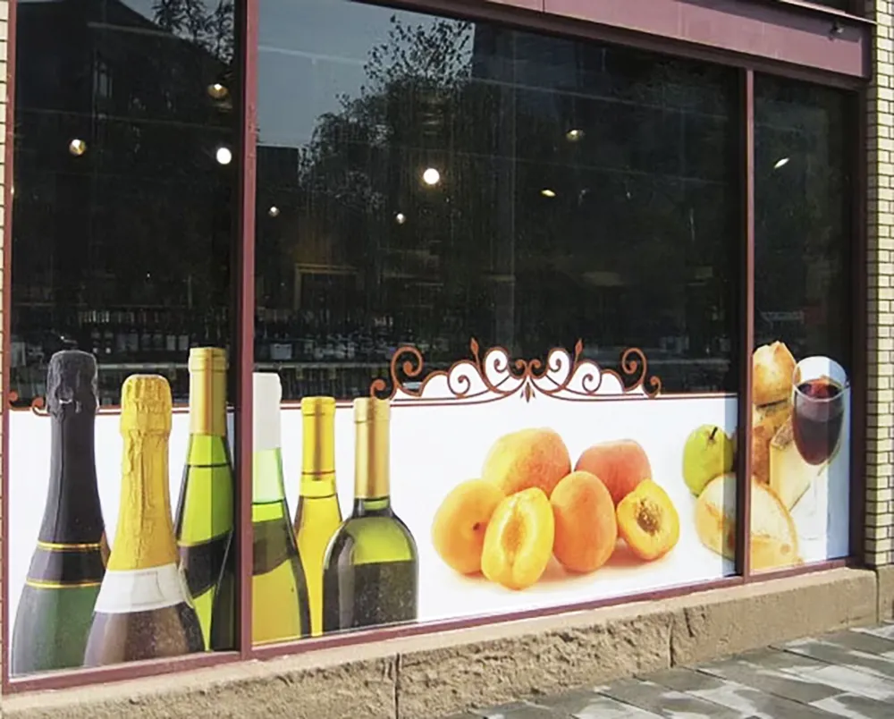 Full-color vinyl print window graphics Ottawa